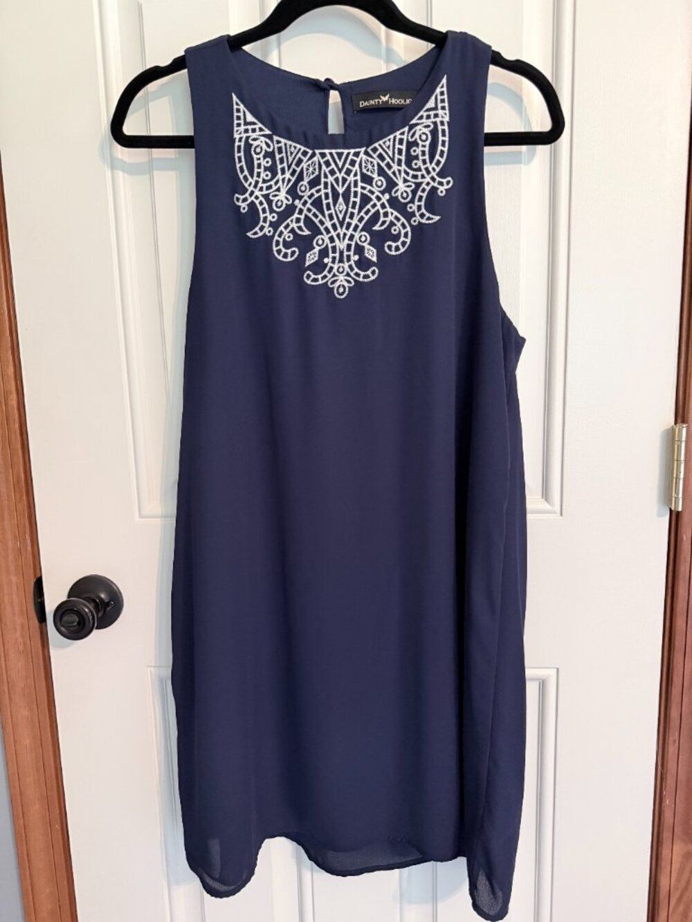 Dainty Hooligan Women's Navy Shift Dress size M